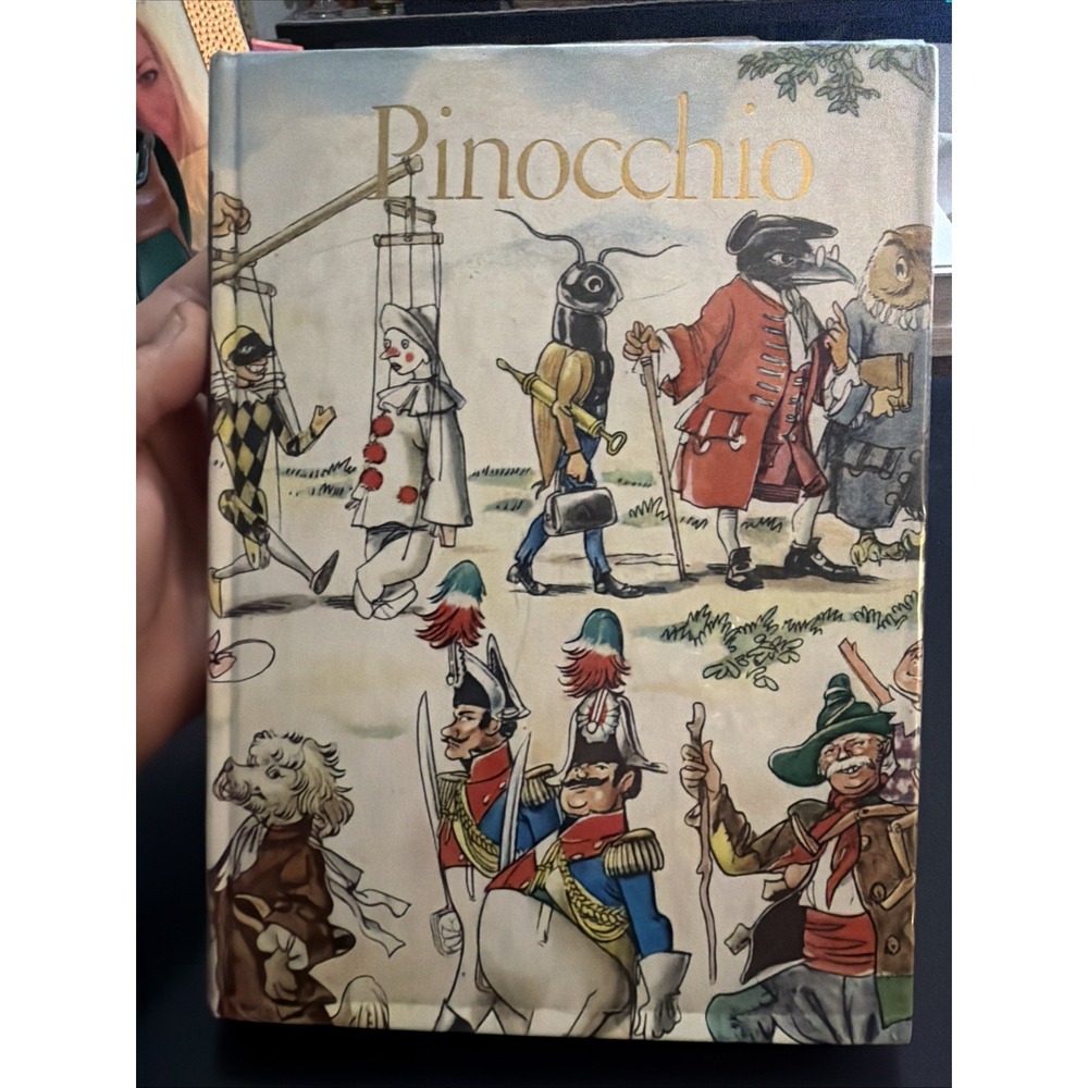 Adventures of Pinocchio Carlo Collodi Illustrated Junior Library Edition 1980!